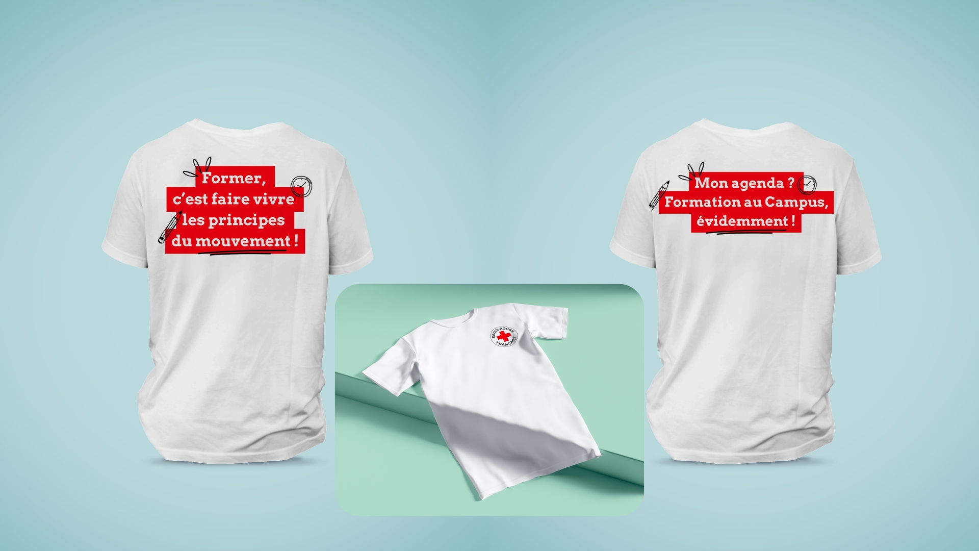 Design tee-shirt Croix-Rouge